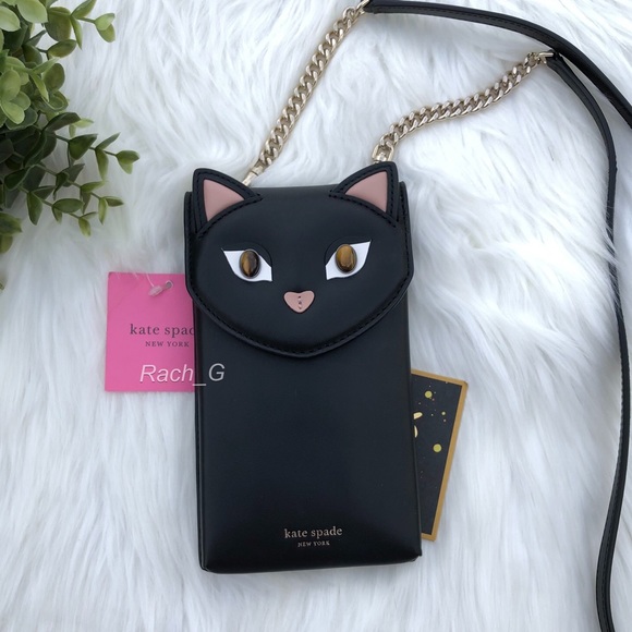 Kate Spade Meow Cat North South Phone Crossbody - Picture 4 of 8